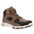 Фото #4 товара London Fog Zac High Top Mens Brown Sneakers Casual Shoes CL30337M-J