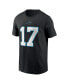 Men's Xavier Legette Black Carolina Panthers 2024 NFL Draft First Round Pick Name Number T-Shirt