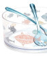 Acrylic Salad Bowl with Servers, Created for Macy's