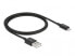 Delock 83002 - 1 m - Lightning - USB A - Male - Male - Black