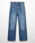 Фото #5 товара Women's Double-Waist Straight Jeans