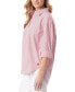 Фото #3 товара Women's Amanda Striped Button-Front Shirt