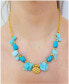 ფოტო #2 პროდუქტის Women's Ain Necklace with Turquoise and Amazonite Stones