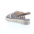 Bed Stu Ensley F395014 Womens Gray Leather Platform Sandals Shoes 11
