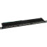 Фото #1 товара InLine Patch Panel Cat.6 24 Port 19" 0.5U black RAL9005