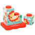 WOOMAX Fisher-Price Puzzle Animal Wooden Blocks 4 Pieces