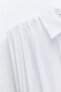 Фото #5 товара Мини-платье-рубашка с эластичным поясом ZARA