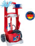 Theo Klein 6741 Vileda Broom Trolley I with Mop Bucket and much more I Vileda Design I Dimensions of the trolley: 29 cm x 24 cm x 60 cm | Toy for Children from 3 years.