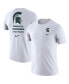 Фото #2 товара Men's White Michigan State Spartans DNA Logo Performance T-shirt