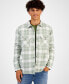 Фото #1 товара Men's Jones Plaid Shirt Jacket, Created for Macy's