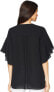 Топ Karen Kane Ruffle Asymmetric Black XS