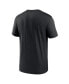 Men's Black Carolina Panthers Legend Logo Performance T-shirt