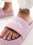 Фото #3 товара Levi's June bold padded slider with logo in pink