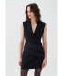 Women's Shoulder Pad Mini Dress