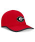 ფოტო #2 პროდუქტის Men's Red Georgia Bulldogs On-Field Featherlight Performance Adjustable Hat