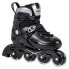 Роликовые коньки POWERSLIDE Khaan NXT Verstellbare Jugend-Inlineskates Черно-серебристый, EU 39-42 - фото #2