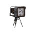 Фото #1 товара Настольные часы Home ESPRIT Металл Стеклянный Деревянный MDF Vintage 17 x 26 x 32,5 cm