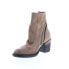 Фото #4 товара A.S.98 Jase A24208-301 Womens Brown Leather Zipper Casual Dress Boots