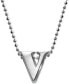Little Letter by Initial Pendant Necklace in Sterling Silver