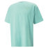 Фото #1 товара Puma Melo X Logo Crew Neck Short Sleeve T-Shirt Mens Green Casual Tops 62170301