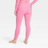 Фото #3 товара Women's Rib Seamless Leggings - All in Motion Pink XS