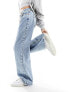 Фото #9 товара Levi's Superlow waist loose fit jeans in light blue wash