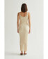 ფოტო #2 პროდუქტის Women's Emberly Semi Sheer Ribbed Maxi Dress