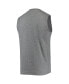 ფოტო #4 პროდუქტის Men's Heathered Gray Chicago White Sox Muscle Tank Top