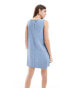 Фото #4 товара Nobody's Child Finsbury scallop mini dress in denim