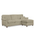 Lidia 82" Fabric 2-Pc. Chaise Sectional Queen Sleeper Sofa with Storage Ottoman - Custom Colors, Created for Macy's