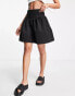 Фото #1 товара ASOS DESIGN corset waist mini skirt in black