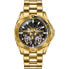 Фото #1 товара Часы и аксессуары Invicta 44687 Aviator Автоматические многофункциональные черные и золотые мужские часы