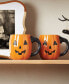 Фото #2 товара Porcelain Pumpkin Mugs, Set of 4