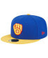 Men's Royal, Yellow Milwaukee Brewers Empire 59FIFTY Fitted Hat