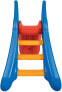 Фото #5 товара Big - Fun Slide - 152 cm Long Slide, for Home Use, Red/Blue Slide and Sammy Rocker - Children's Rocker for 1 to 3 People, with Cute Back Stop and Sturdy Handles