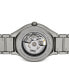 ფოტო #2 პროდუქტის Unisex Swiss Automatic True Secret Diamond (1/8 ct. t.w.) Gray Ceramic Bracelet Watch 40mm