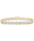 ფოტო #1 პროდუქტის Diamond Diagonal Tennis Bracelet (2 ct. t.w.) in 10k Gold, Created for Macy's