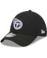 ფოტო #1 პროდუქტის Men's Black Tennessee Titans Main 39THIRTY Flex Hat