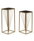Фото #1 товара Contemporary Accent Table, Set of 2