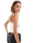 ASOS DESIGN cami top with bow detail in ecru