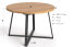Runder Axis-Tisch aus Massivholz