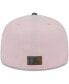 Фото #4 товара Men's Pink, Blue San Francisco Giants Olive Undervisor 59FIFTY Fitted Hat