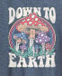 ფოტო #3 პროდუქტის Trendy Plus Size Down to Earth Mushroom Graphic T-shirt