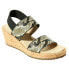 Фото #2 товара VANELi Chila Snake Wedge Womens Size 11 W Casual Sandals 307889