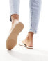 ASOS DESIGN Wide Fit Lucia mule in ivory