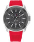 Фото #1 товара Часы Tommy Hilfiger Quartz Red Silicone Watch