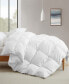 All Season Warmth Goose Feather Down Fiber Comforter, Full/Queen