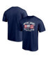 Фото #1 товара Men's Navy Notre Dame Fighting Irish Americana T-shirt