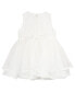 ფოტო #2 პროდუქტის Baby Girls Tiered Pearl Sleeveless Dress