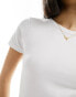 Фото #2 товара JJXX fitted t-shirt in white